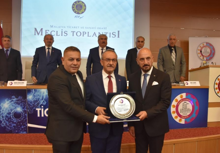 Vali Seddar Yavuz, Malatya TSOnun Meclis Toplantsna Katld